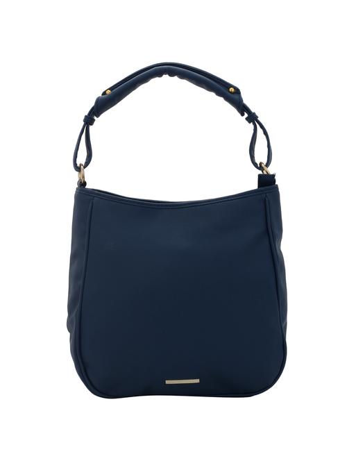 blue leatherette (pu) handbag - 15625846 - Standard Image - 0