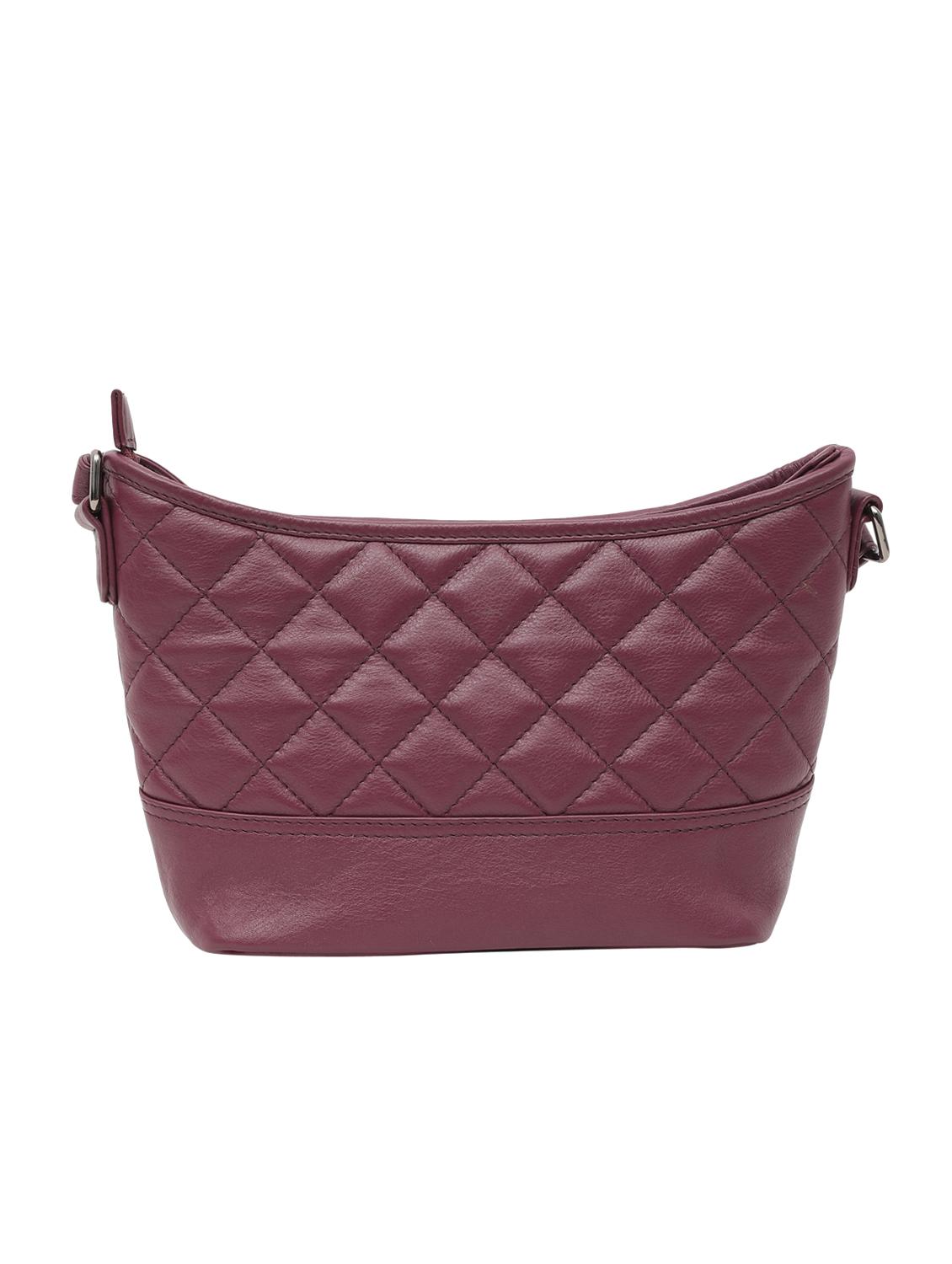 purple leatherette (pu) sling bag - 15628726 -  Standard Image - 1