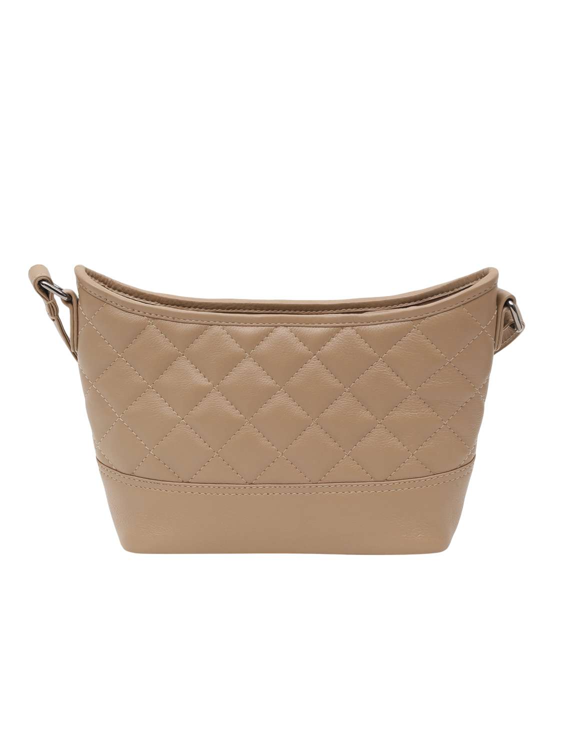 beige leatherette (pu) sling bag - 15628728 -  Standard Image - 1