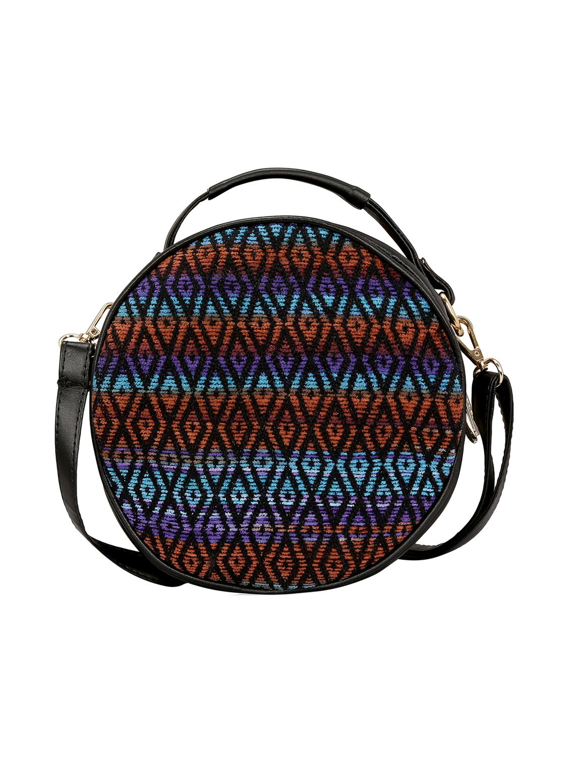 multi colored cotton sling bag - 15629290 - Standard Image - 1