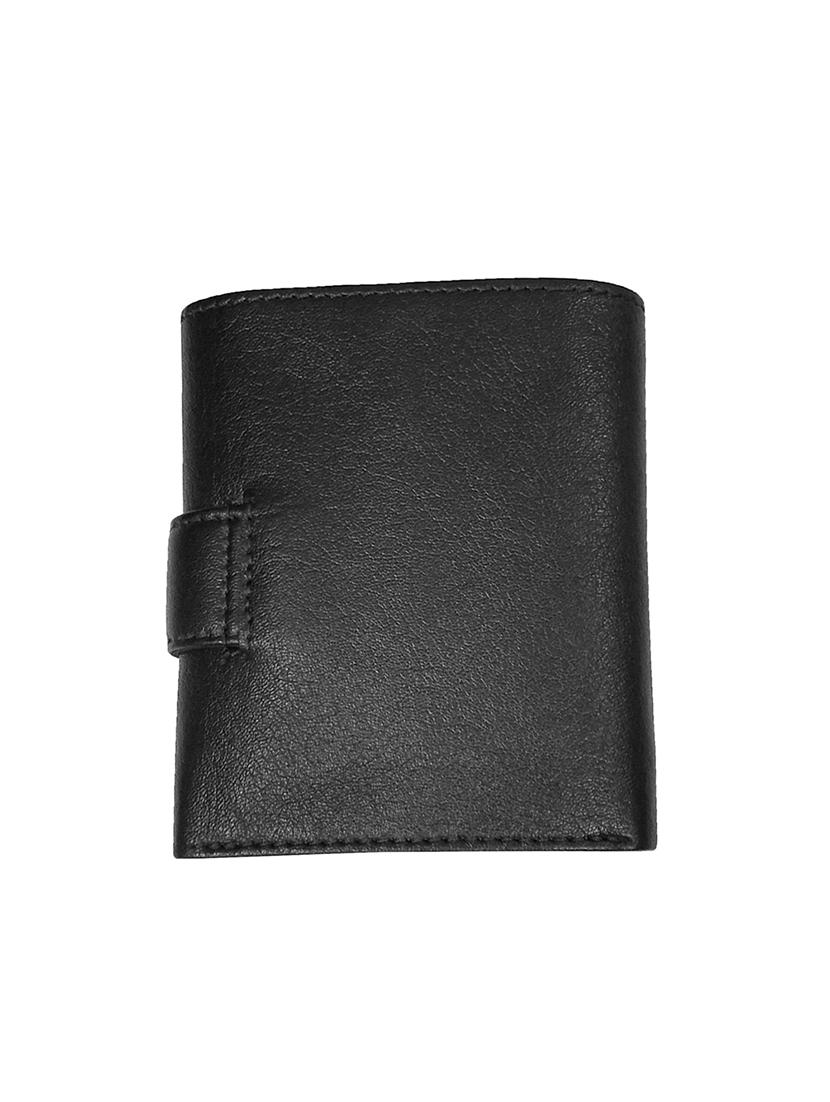 black leatherette wallet - 15630707 - Standard Image - 1