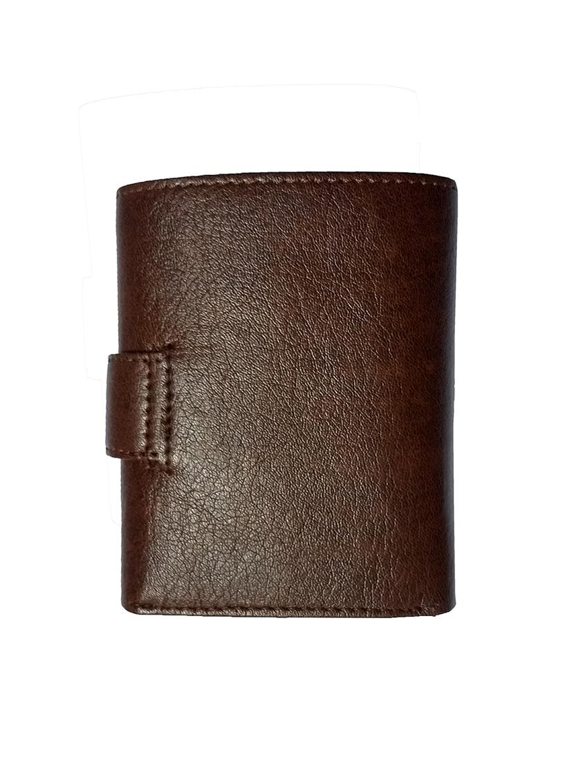brown leatherette wallet - 15630709 - Standard Image - 1