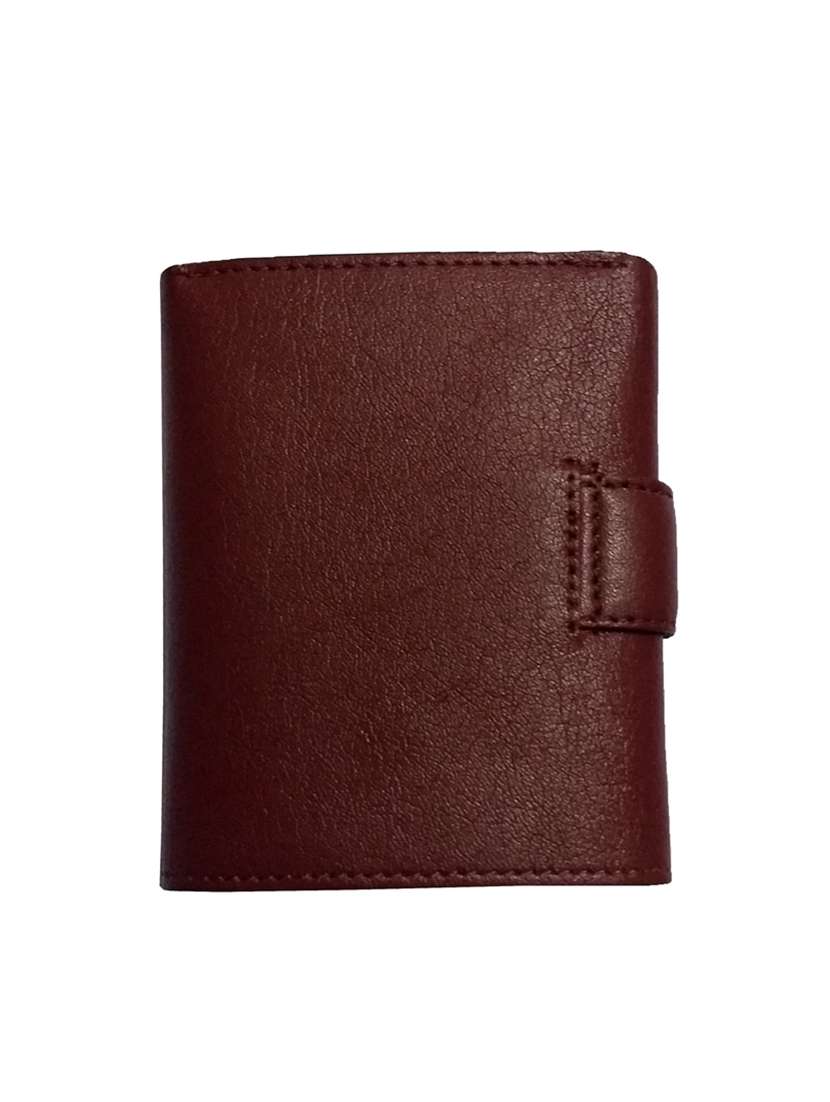 maroon leatherette wallet - 15630710 -  Standard Image - 1