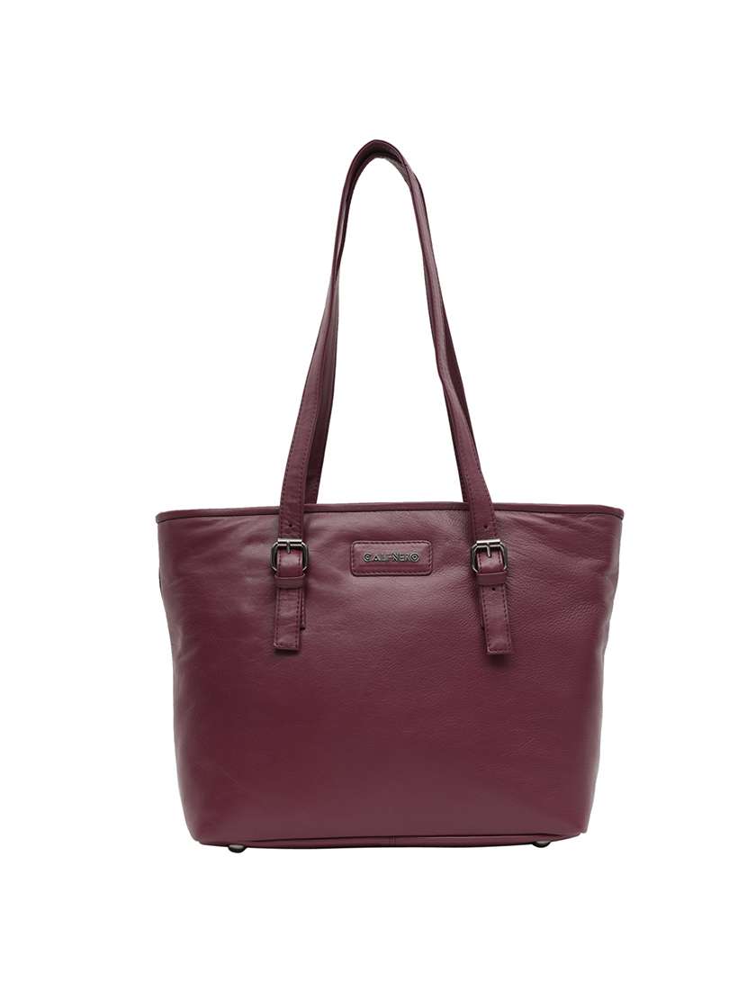 purple leatherette (pu) handbag - 15632075 - Zoom Image - 0