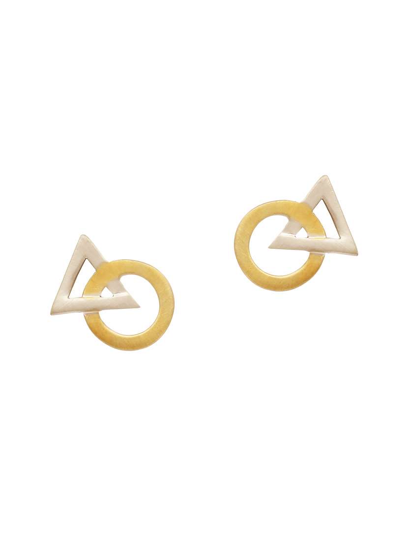 gold tone studs
