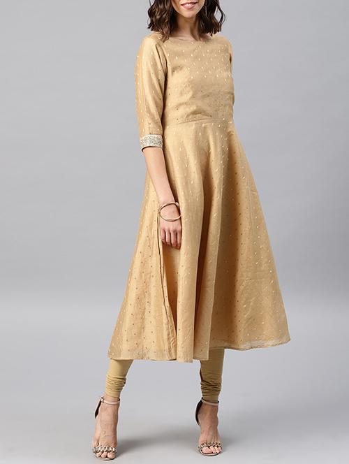 a-line back design kurta - 15642322 - Standard Image - 0