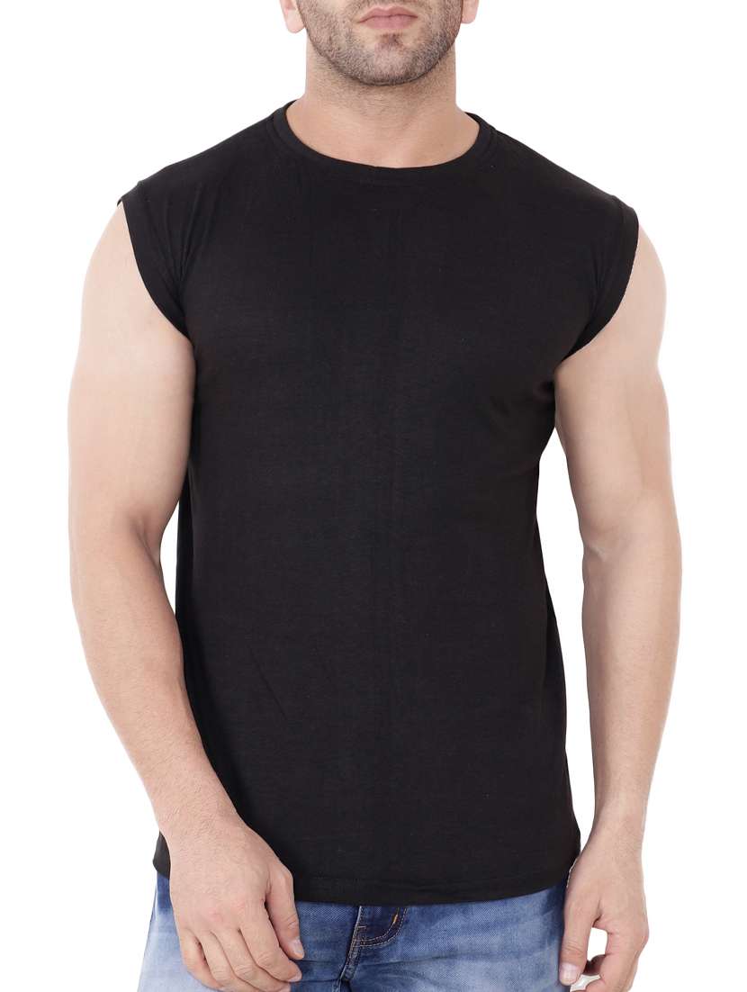 black cotton t-shirt - 15651681 - Zoom Image - 0