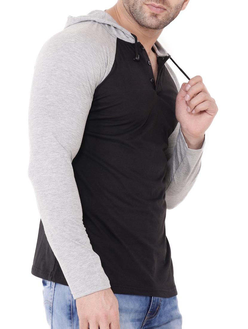 men color block raglan sleeve t-shirt - 15651703 - Standard Image - 1