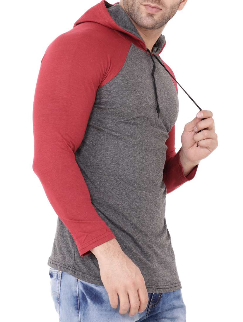grey cotton raglan t-shirt - 15651704 -  Standard Image - 1