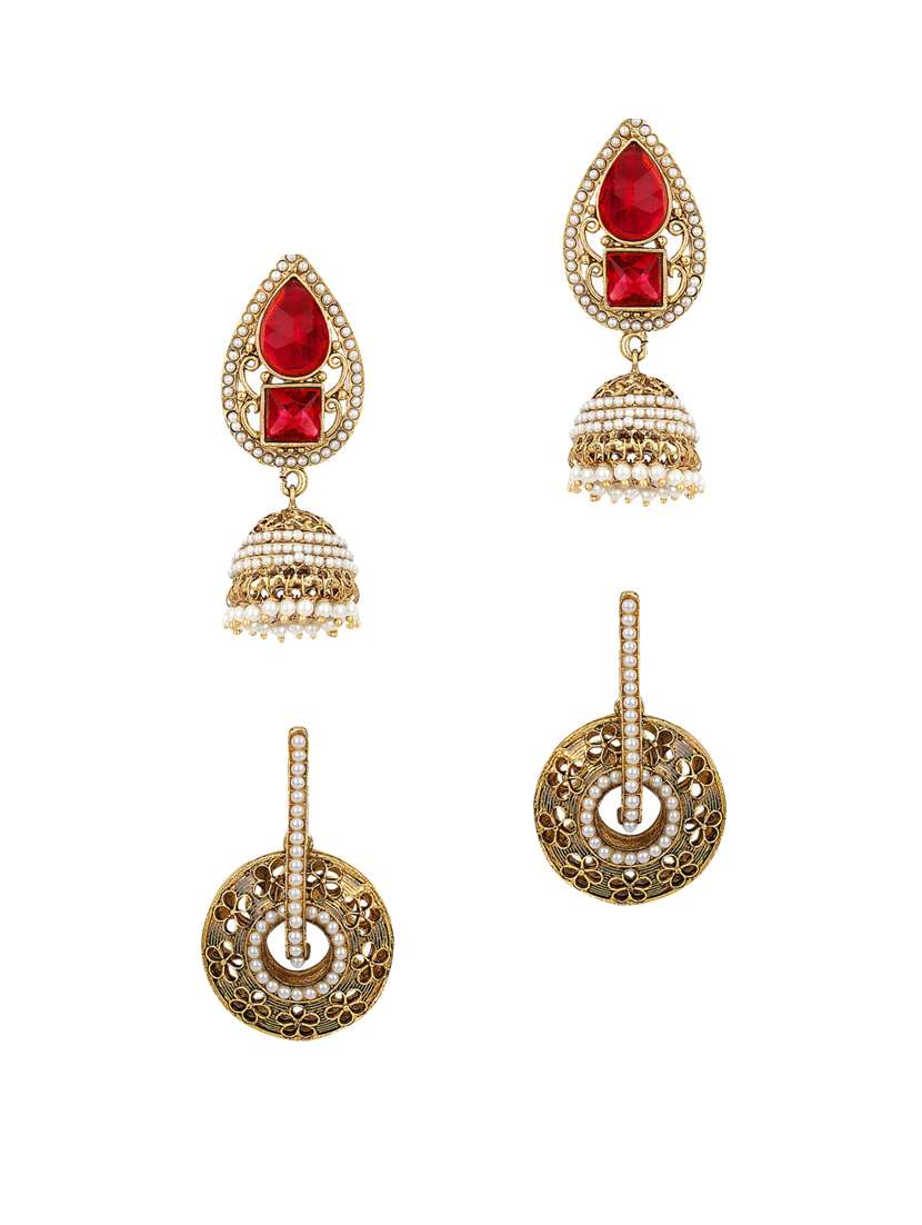 earrings combo - 15652461 -  Zoom Image - 0