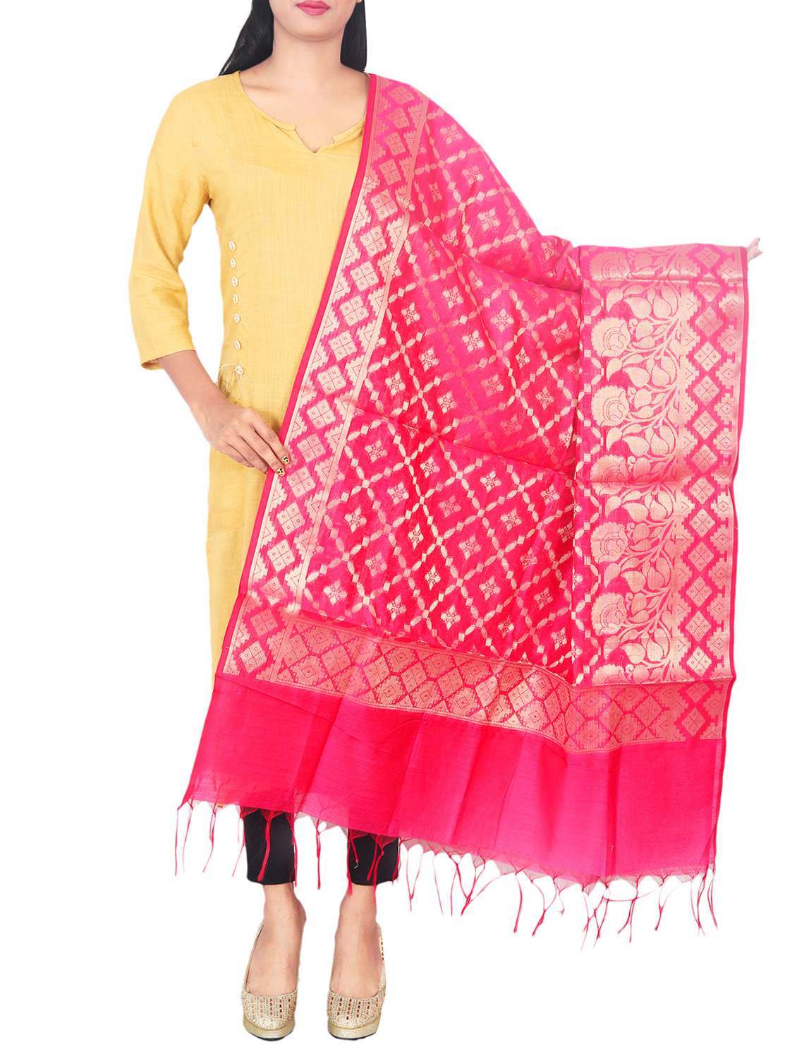 chanderi banarasi dupatta