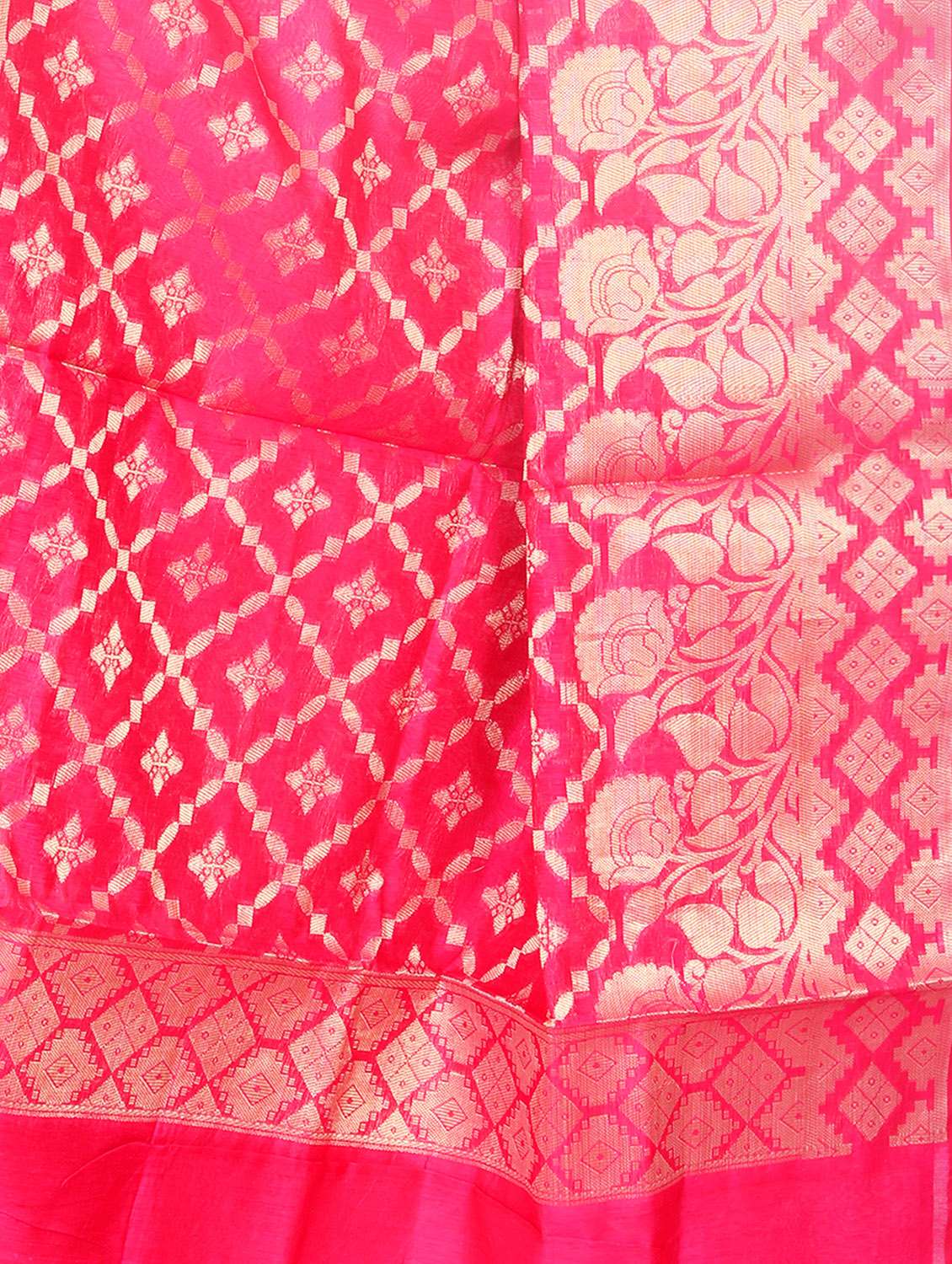 chanderi banarasi dupatta - 15652591 - Standard Image - 1