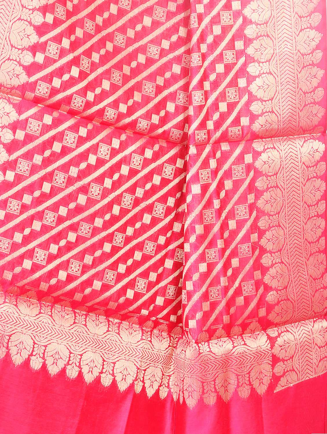 chanderi banarasi dupatta - 15652599 -  Standard Image - 1