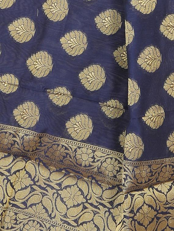 chanderi banarasi dupatta - 15652683 -  Standard Image - 1