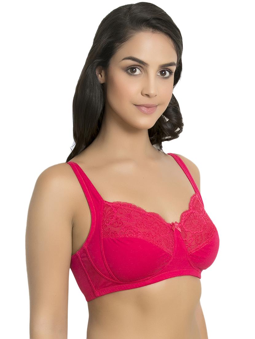 lace detail scallop trim bra - 15652859 - Standard Image - 1