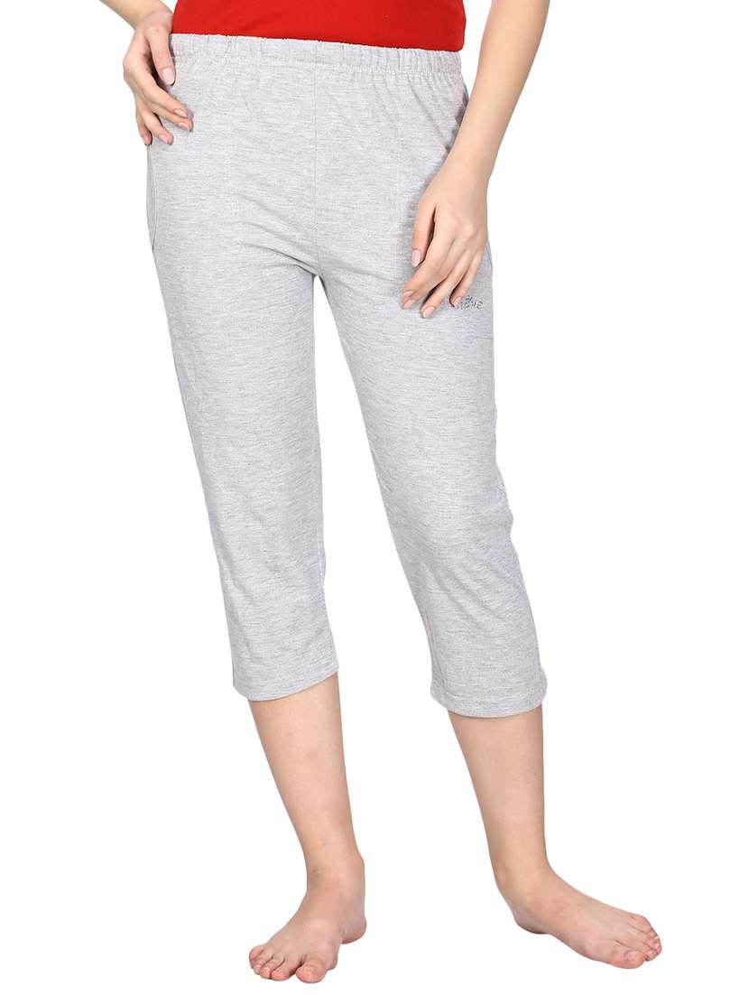 mid waist sleepwear capri
