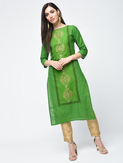 women's straight kurta - 15654160 -  Standard Image - 0