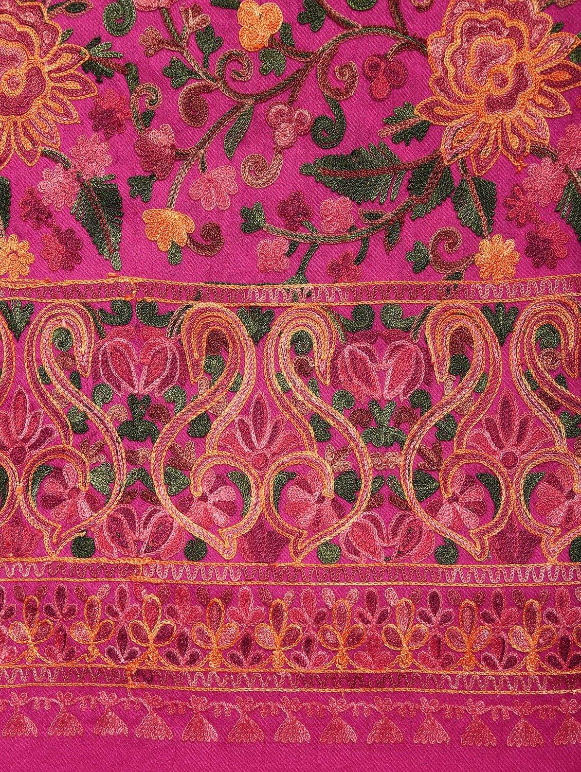 Pashmina Wool Embroidered Shawl