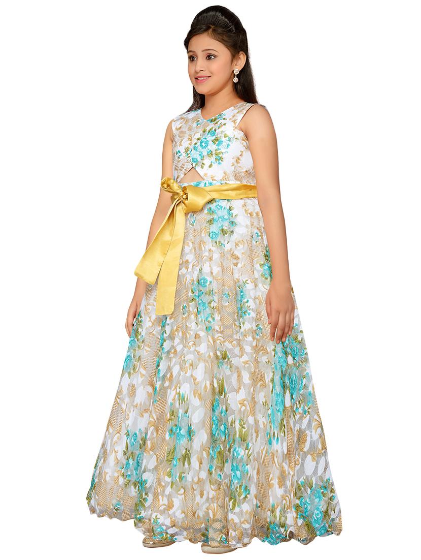 green net party gown - 15655548 -  Standard Image - 1