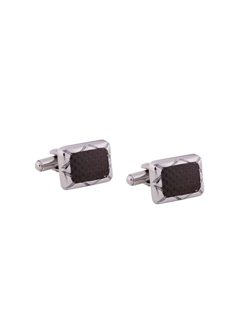 black metal cufflink