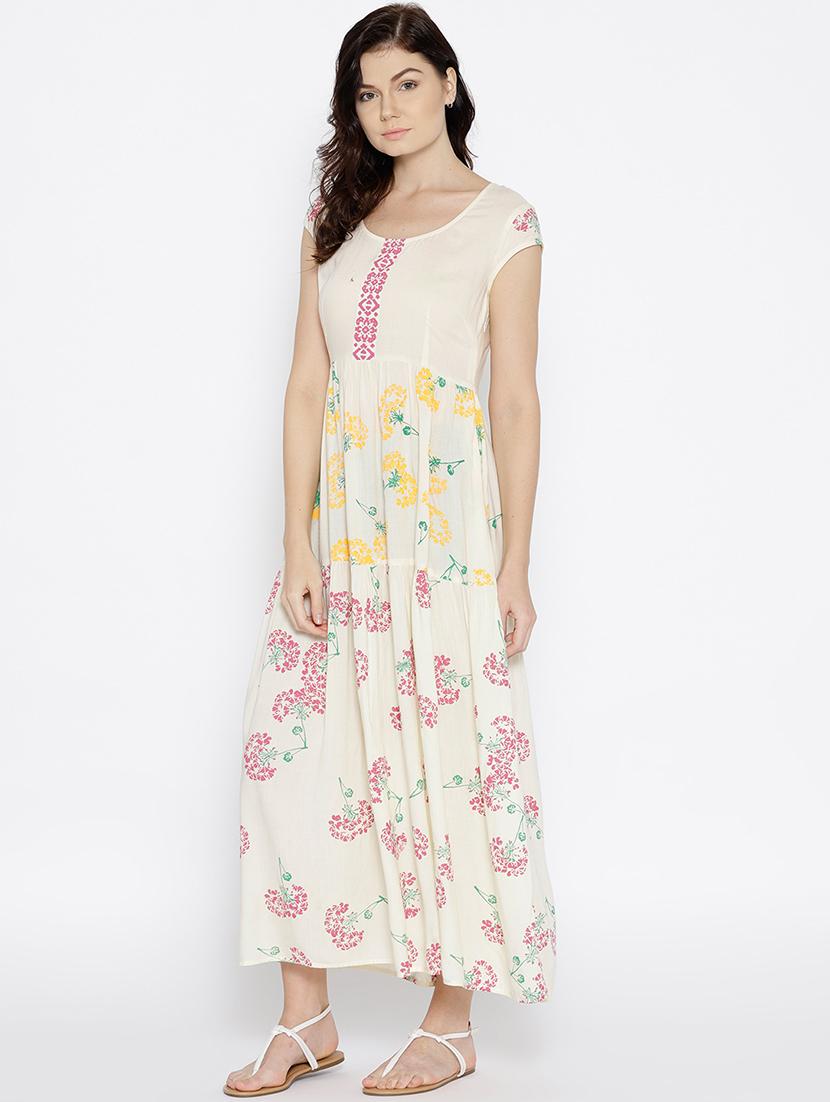 floral printed maxi dress - 15670201 -  Standard Image - 1