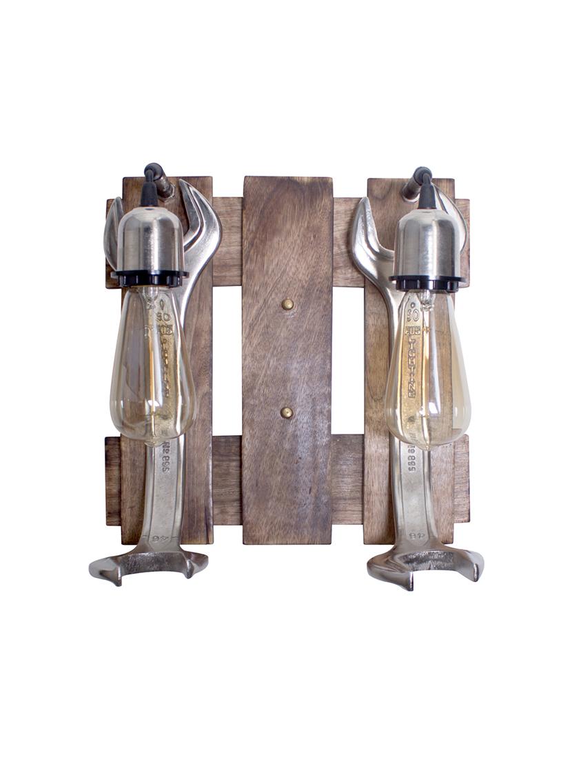 fos lighting straight line wood bling single wall light - 15670809 - Standard Image - 1