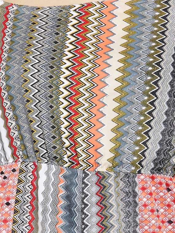 chevron print full leg jumpsuit - 15676004 -  Standard Image - 4