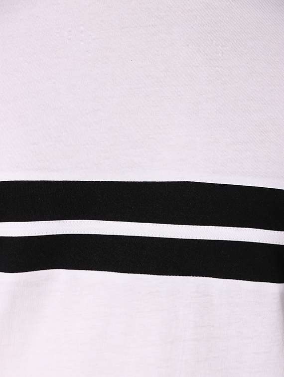 white cotton thumb hole t-shirt - 15676143 - Standard Image - 4