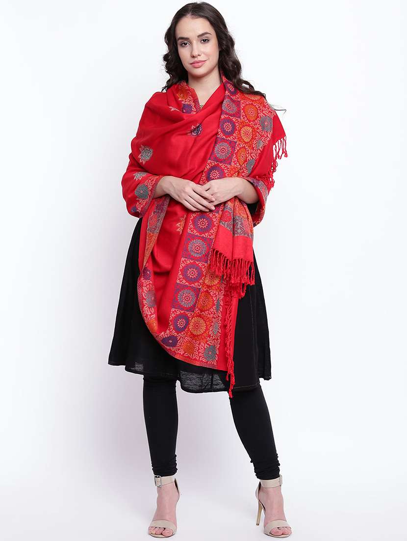 self-design woolen shawl