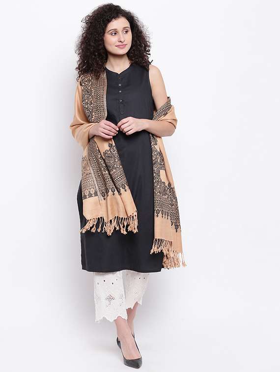 self-design woolen shawl