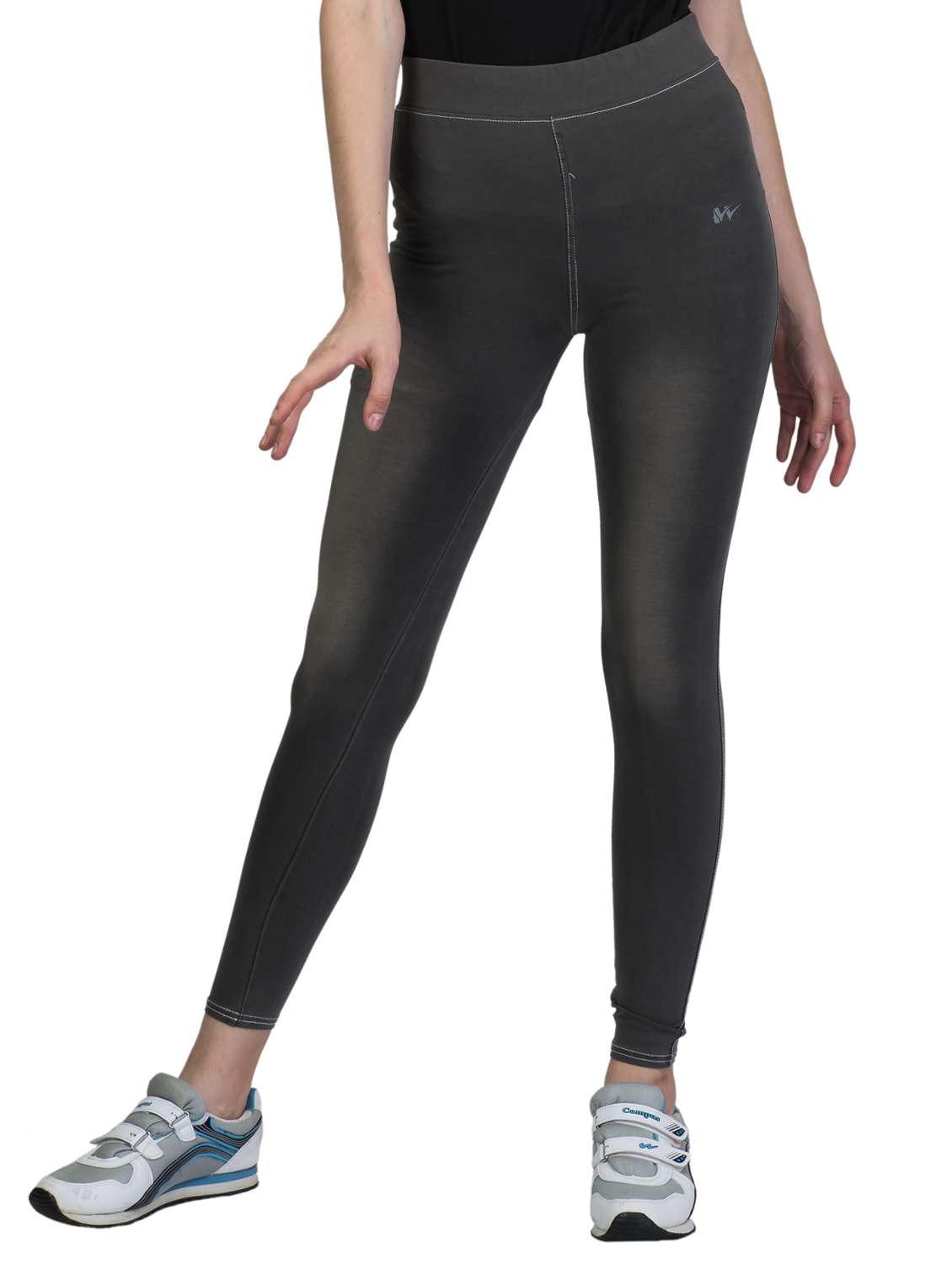 set of 2 multi colored cotton jeggings - 15677713 -  Standard Image - 1