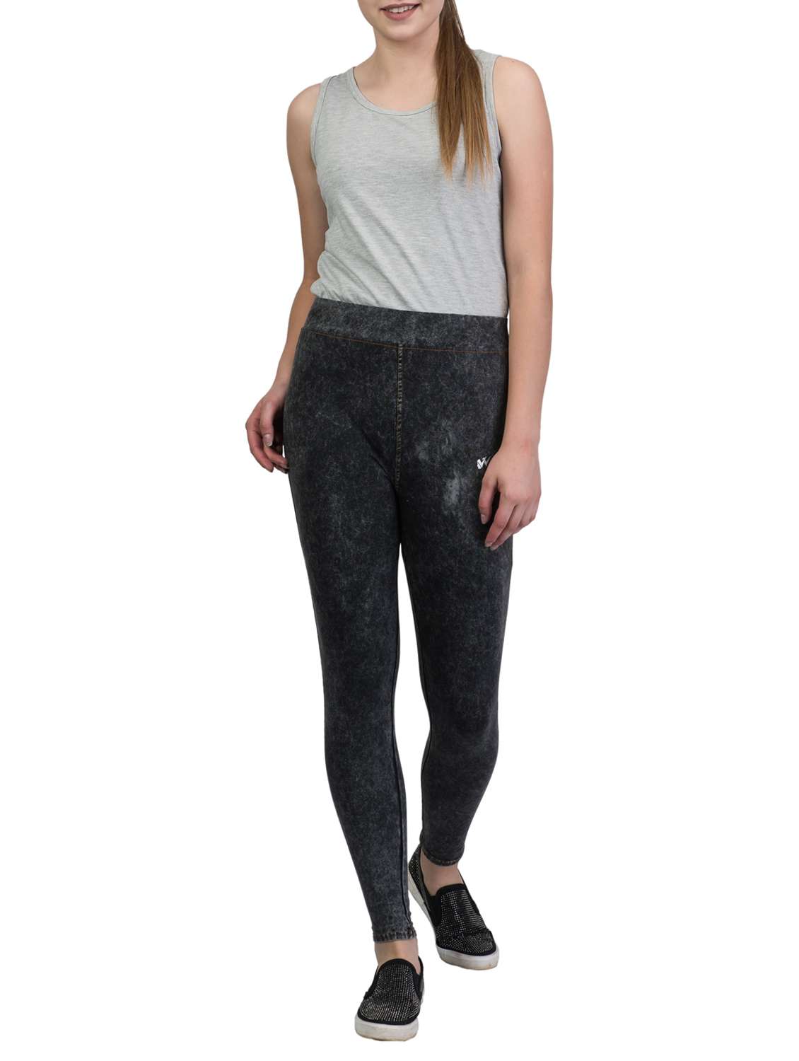 set of 2 multi colored cotton jeggings - 15677713 -  Standard Image - 6