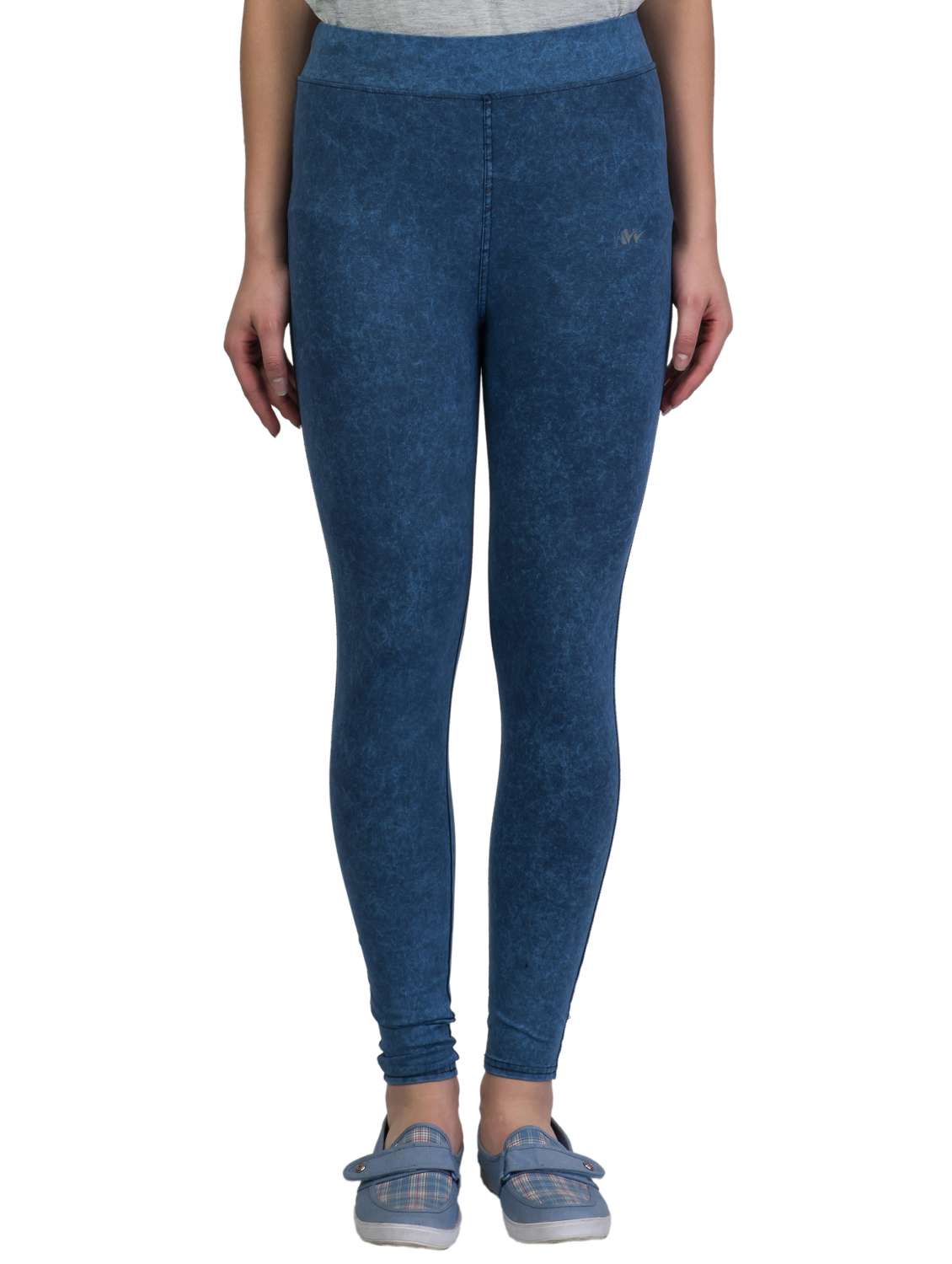 set of 2 multi colored cotton jeggings - 15677720 -  Standard Image - 4