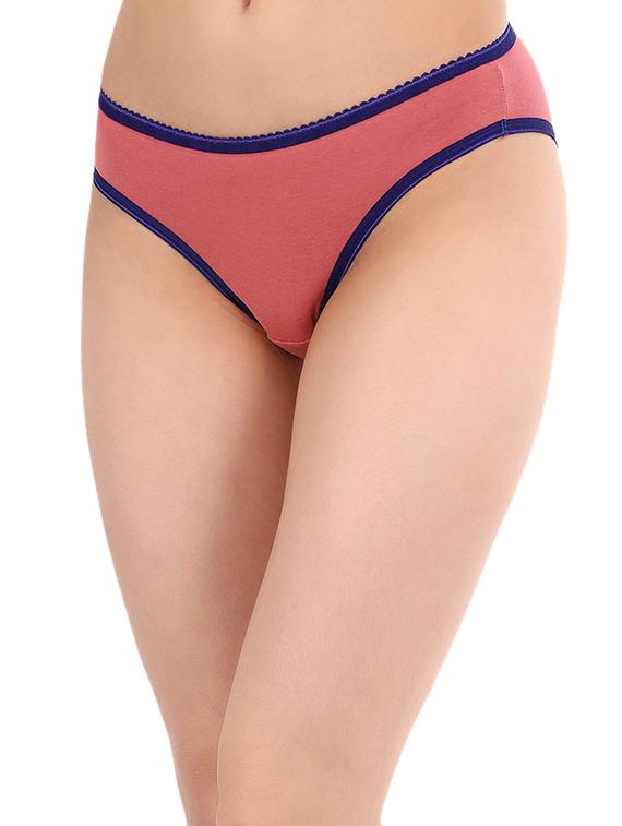 contrast binding hipster panty - 15679184 - Standard Image - 1
