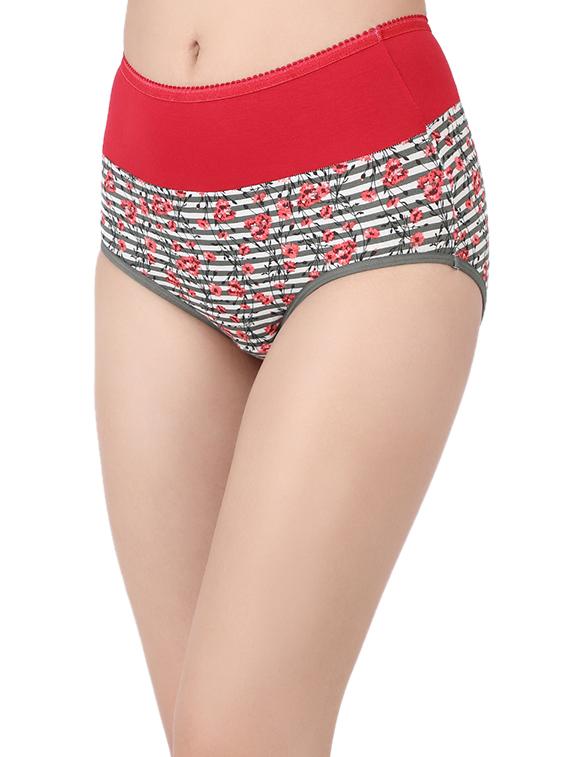 floral striped hipster panty - 15679226 - Standard Image - 1