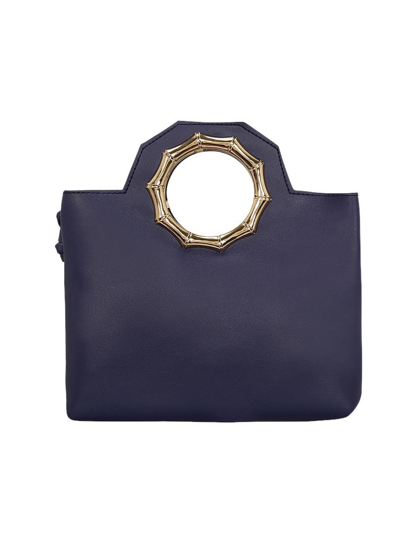 blue leatherette (pu) sling bag - 15681879 - Standard Image - 1