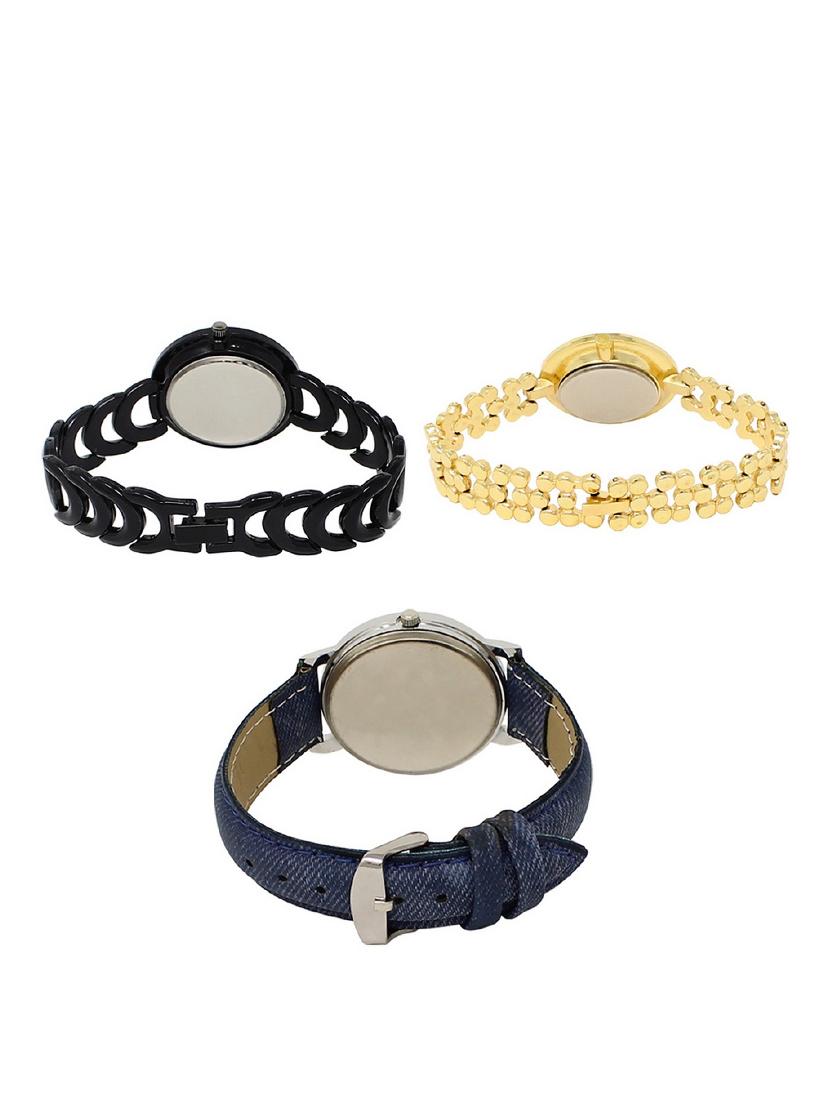 set of 3 round dial analog watch combo -(lk201-203-241) - 15682161 -  Standard Image - 1