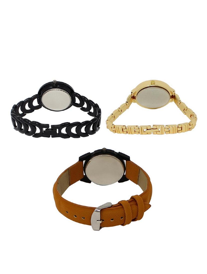 set of 3 round dial analog watch combo -(lk201-224-235) - 15682592 -  Standard Image - 1