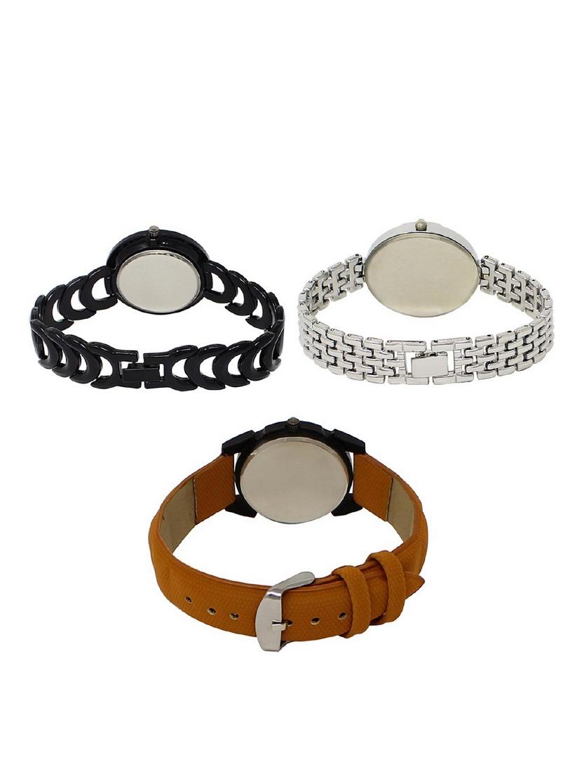 set of 3 round dial analog watch combo -(lk201-227-235) - 15682626 -  Standard Image - 1