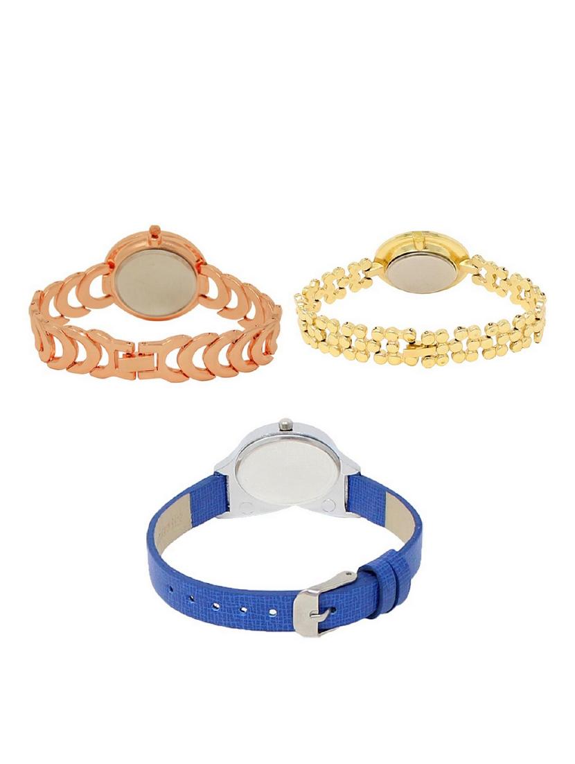 set of 3 round dial analog watch combo -(lk202-203-208) - 15682708 - Standard Image - 1