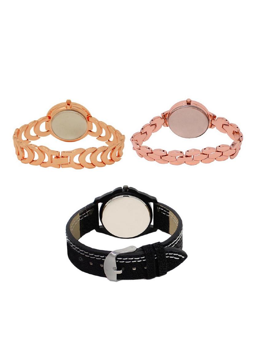 set of 3 round dial analog watch combo -(lk202-222-234) - 15683139 -  Standard Image - 1
