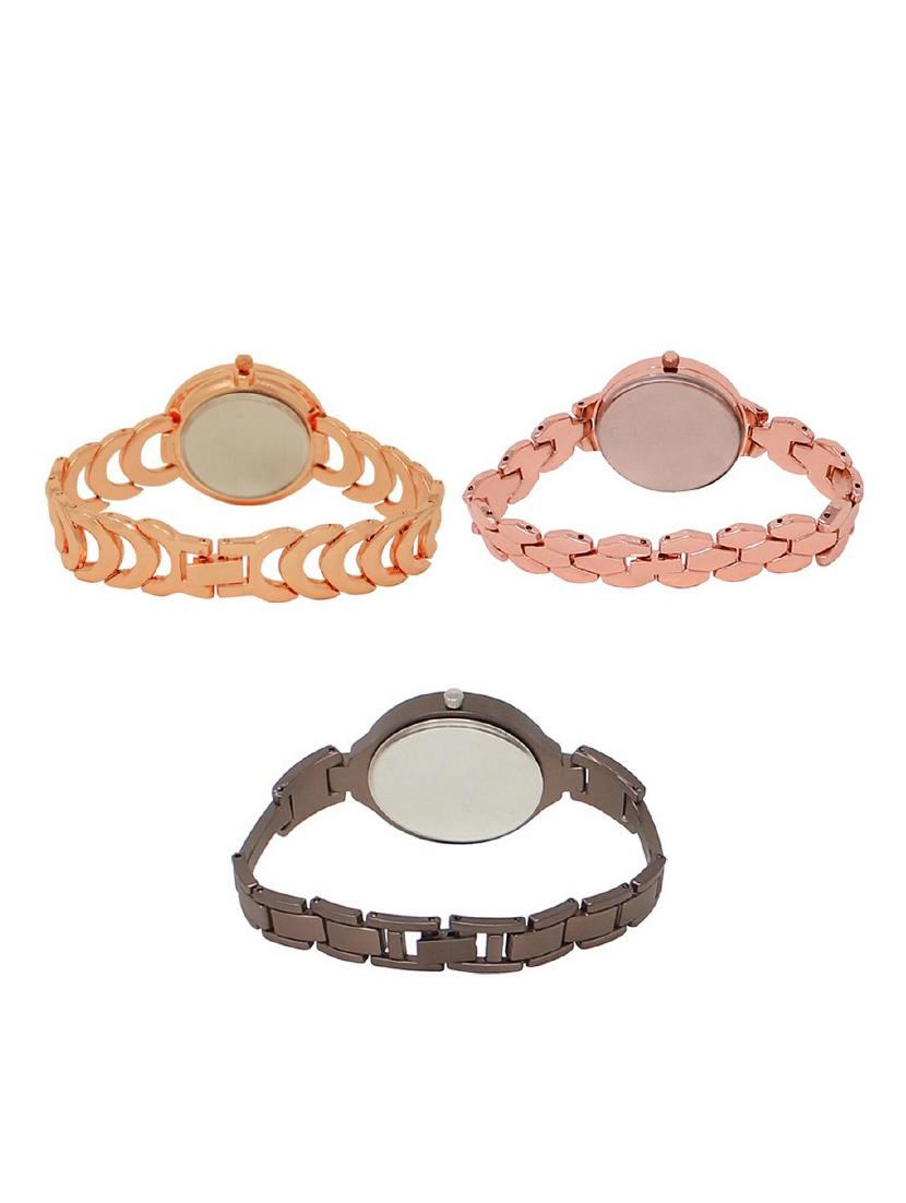 set of 3 round dial analog watch combo -(lk202-222-236) - 15683141 -  Standard Image - 1