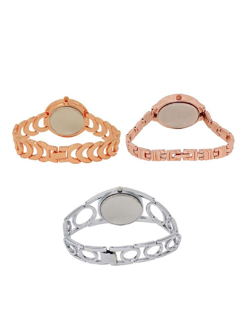 set of 3 round dial analog watch combo -(lk202-225-233) - 15683178 -  Standard Image - 1