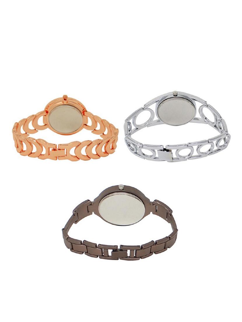 set of 3 round dial analog watch combo -(lk202-233-236) - 15683249 -  Standard Image - 1