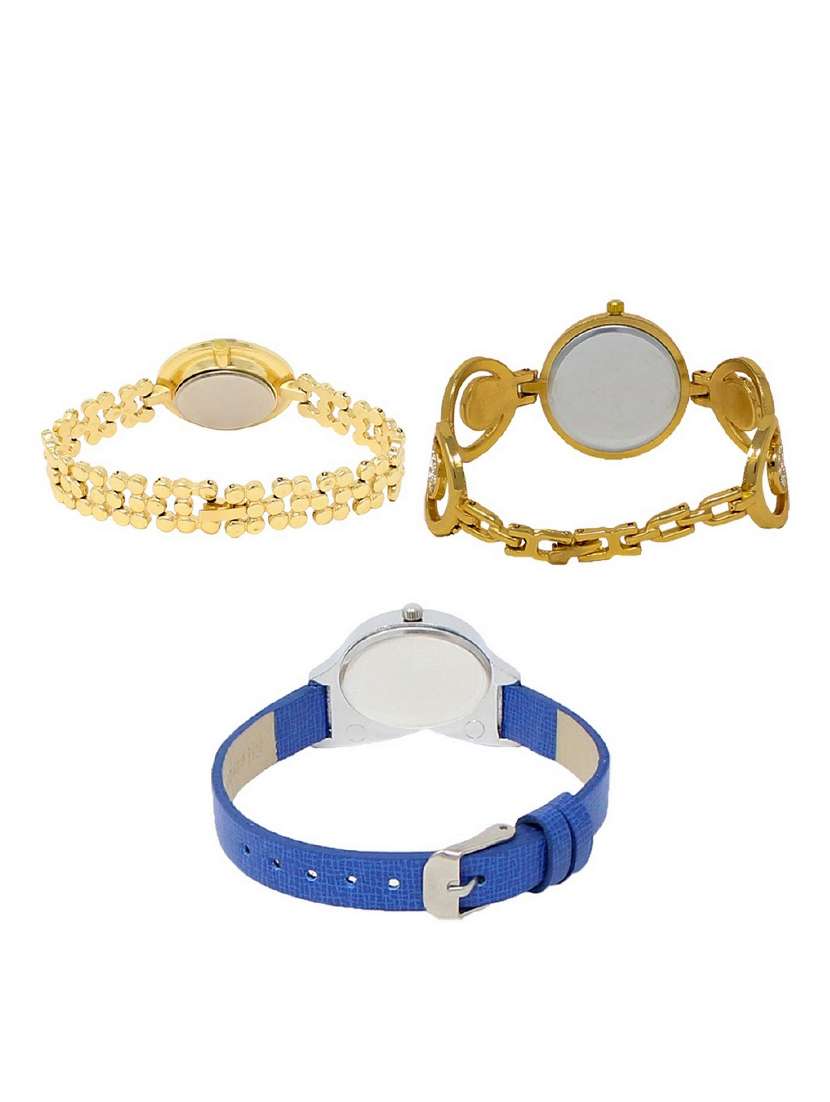 set of 3 round dial analog watch combo -(lk203-204-208) - 15683284 -  Standard Image - 1