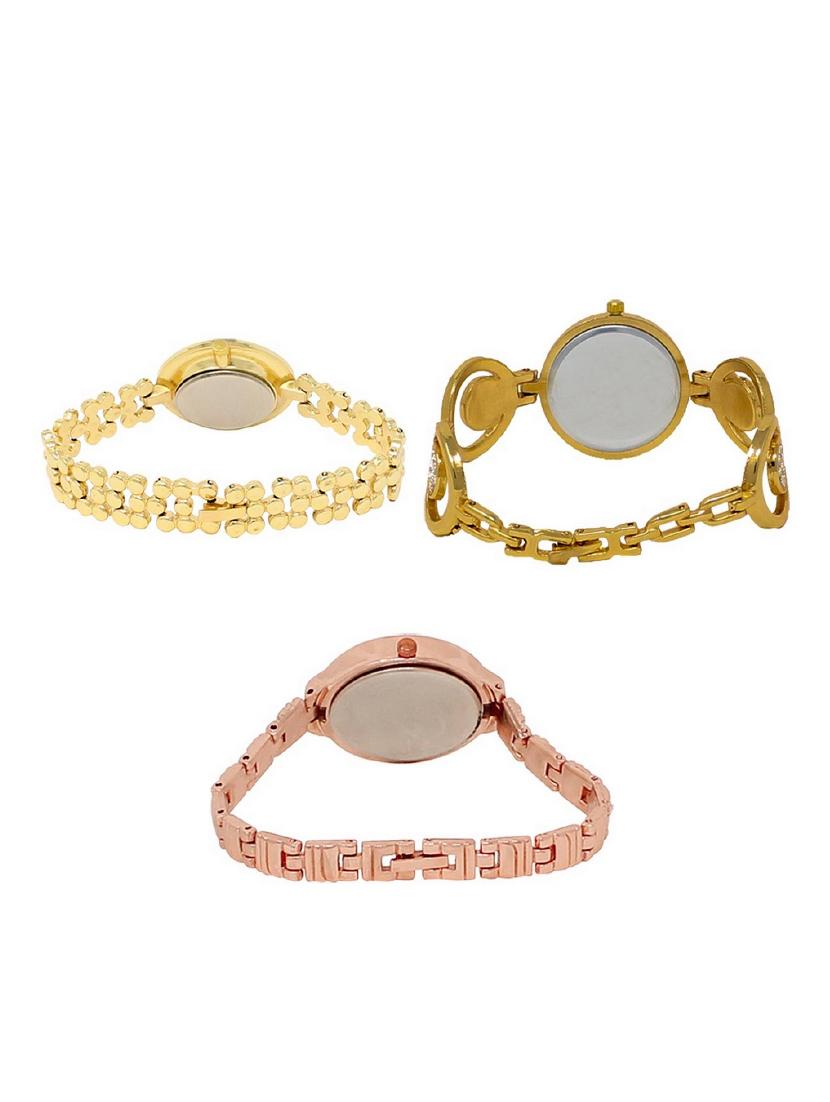 set of 3 round dial analog watch combo -(lk203-204-225) - 15683299 -  Standard Image - 1
