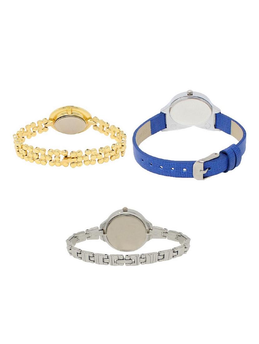 set of 3 round dial analog watch combo -(lk203-208-226) - 15683427 - Standard Image - 1