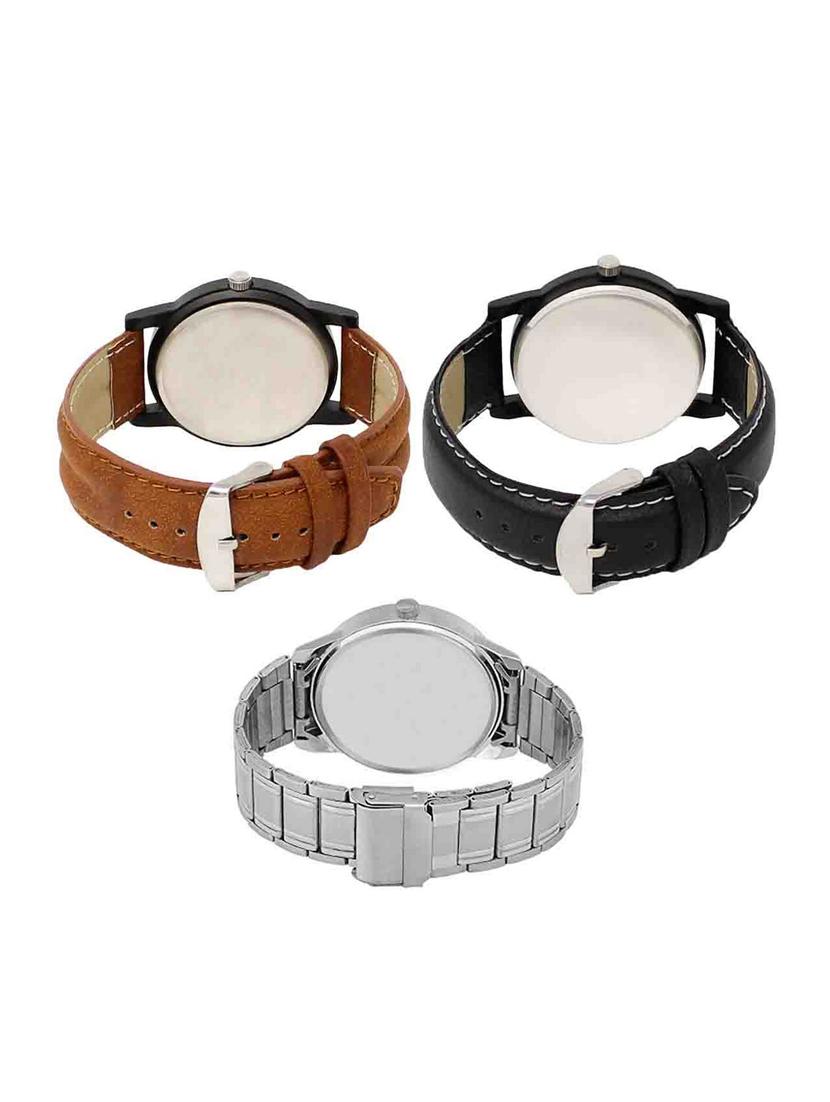 set of 3 analog watch combo -(lk-01-05-101) - 15683605 - Standard Image - 1