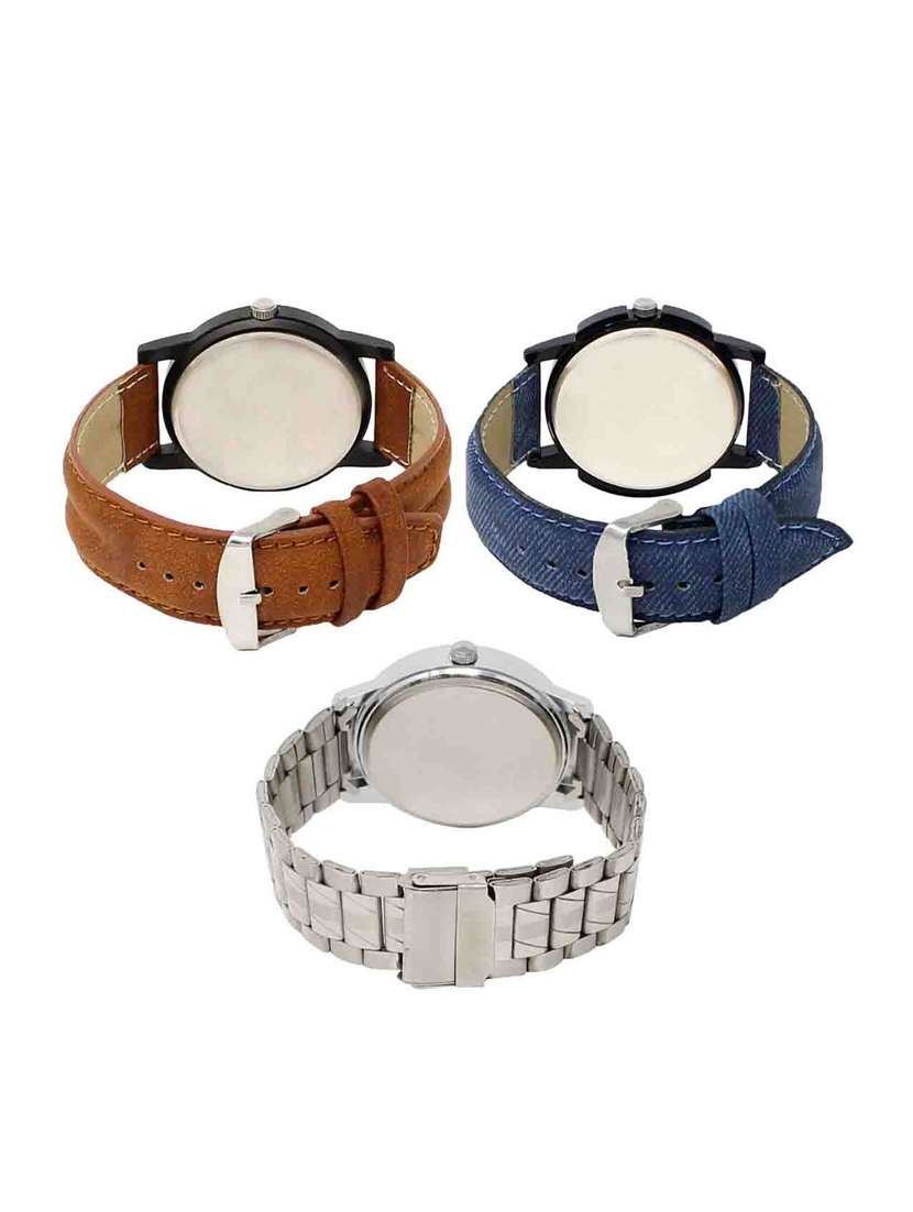 set of 3 analog watch combo -(lk-01-07-102) - 15683618 -  Standard Image - 1