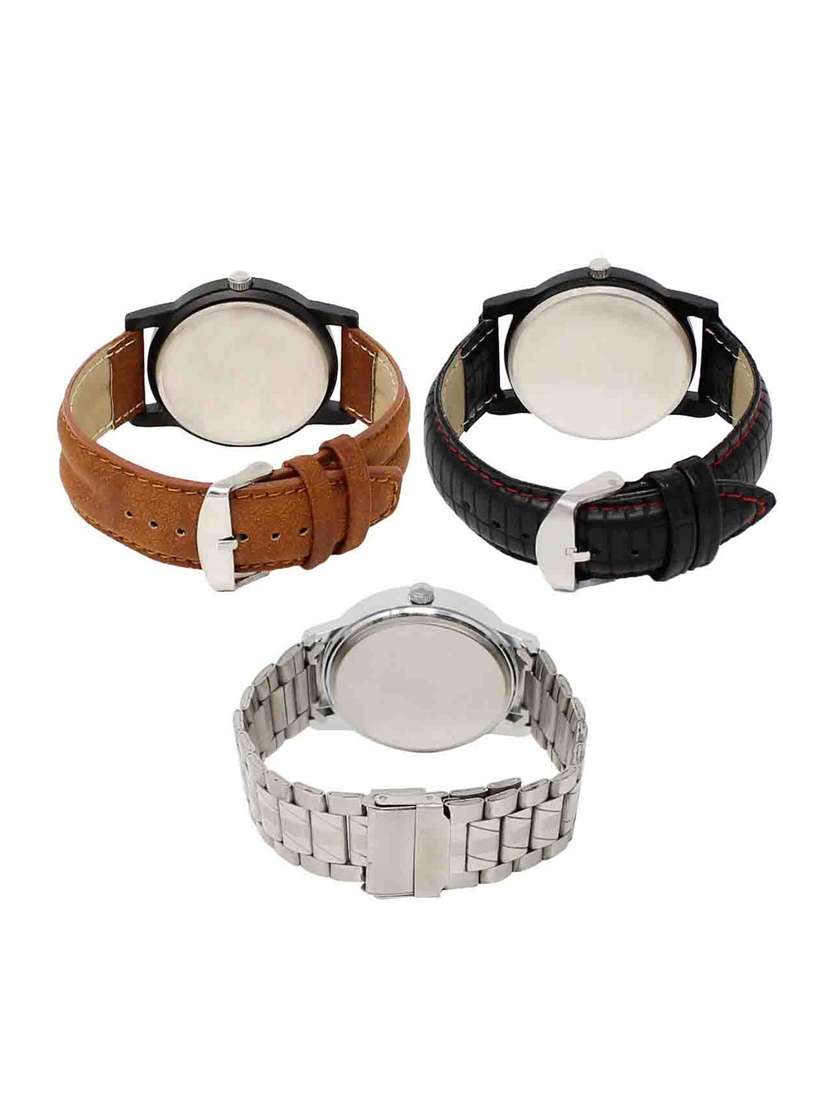 set of 3 analog watch combo -(lk-01-08-102) - 15683624 -  Standard Image - 1